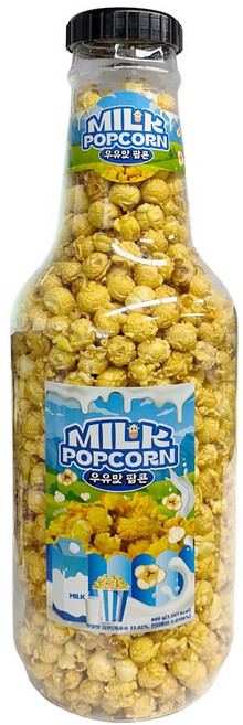 우유맛 팝콘 통, 1개, 888g