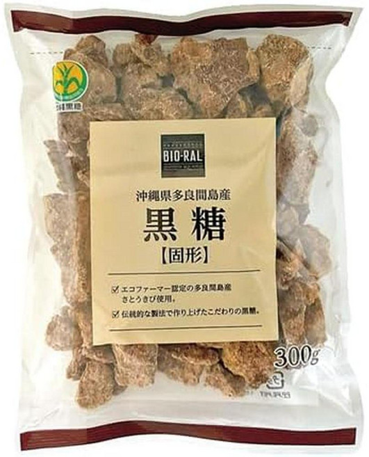 비오랄 오키나와 다라마지마 고형 흑설탕 300g