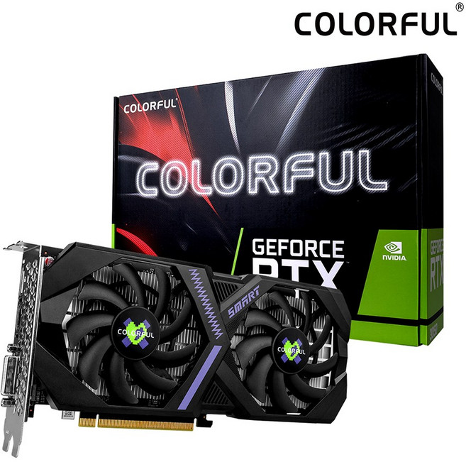 COLORFUL 컬러풀 지포스 RTX 3050 GAMING DUO V4 D6 6GB 도우정보, RTX3050 6GB