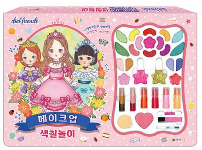 디엘프렌즈 메이크업 색칠놀이, 대원키즈, 8809894541765