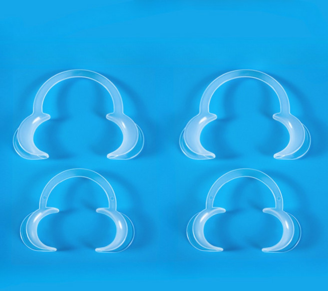 쿨링17 개구기 소2개 중2개 4개세트 셀프 치아미백 양치 보조 구강 입벌리는 기구, 1개