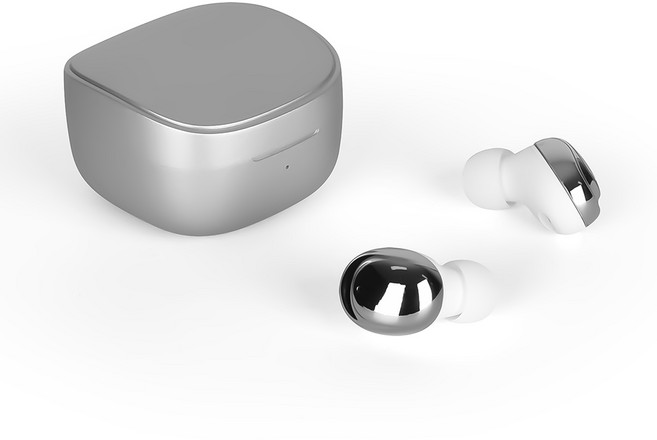 커널형 버즈 무선 이어폰 PB1004, 펭카 버즈 PB1004 실버화이트, 실버화이트