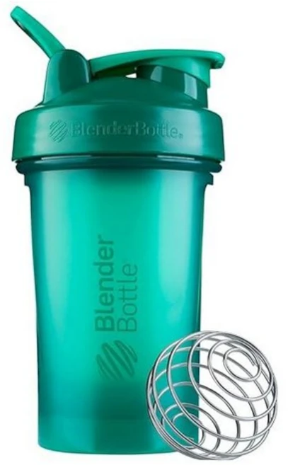 블랜더보틀 클래식 V2 보틀 600ml 클리어/블랙, 20온스, 에메랄드 그린, 1개 - 쿠팡