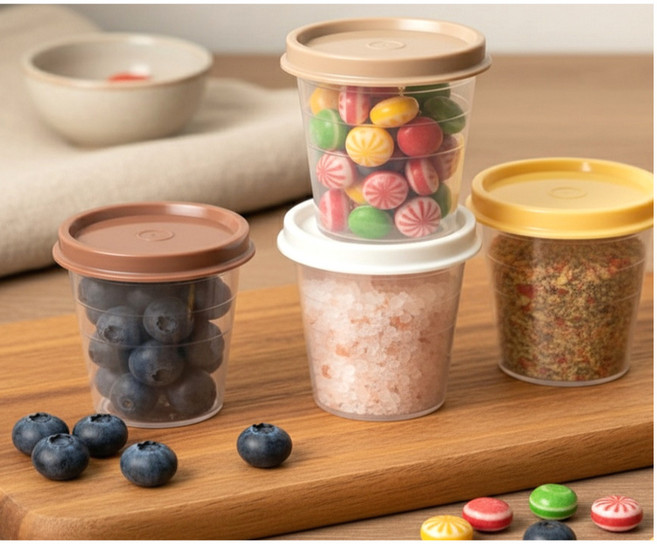 파이브K 미니 다용도 밀폐 소스 양념통 4P, 4개, 1세트