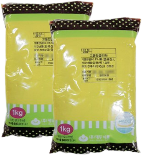 베이킹 속재료 대두 고운 앙금 55M 1kg, 2개