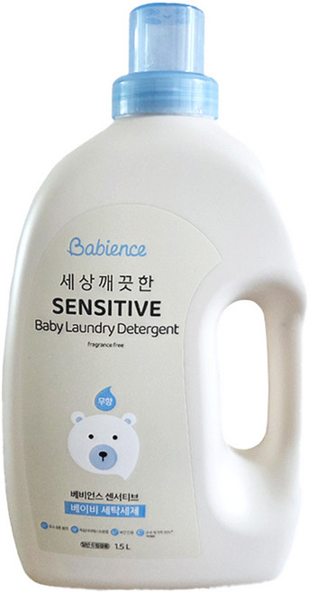 베비언스 세상깨끗한 센서티브 베이비 세탁세제 무향 1.5L 1개
