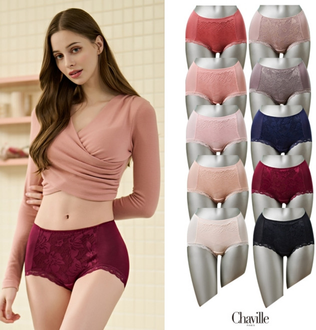 샤빌 히든 X-크로스 보정 모달 팬티 10종