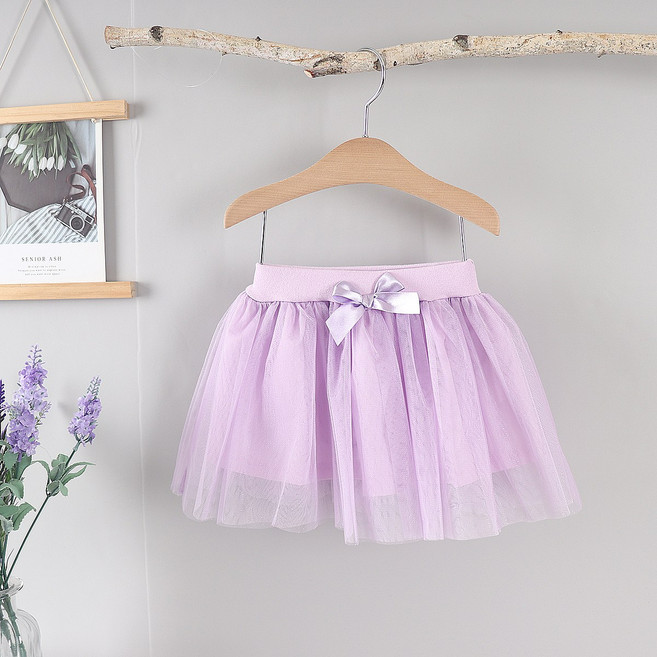 피에르 국내생산 여아 아동 무지 샤 튜튜 발레 사계절 스커트