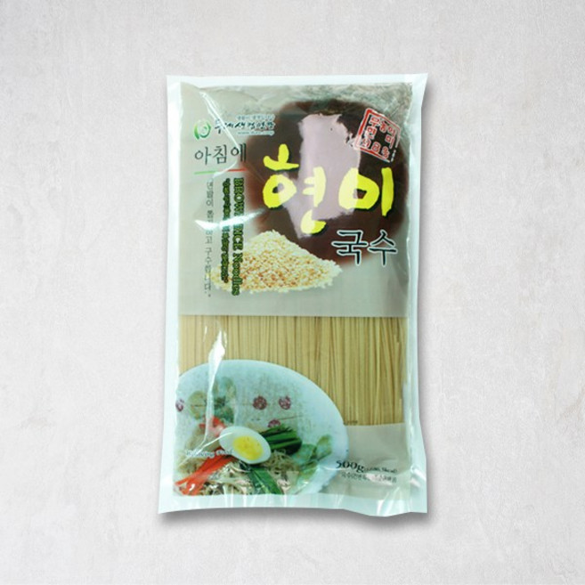 두레생협 무첨가 현미 쌀국수 (500g) 글루텐프리 천일염 건면, 500g, 1개