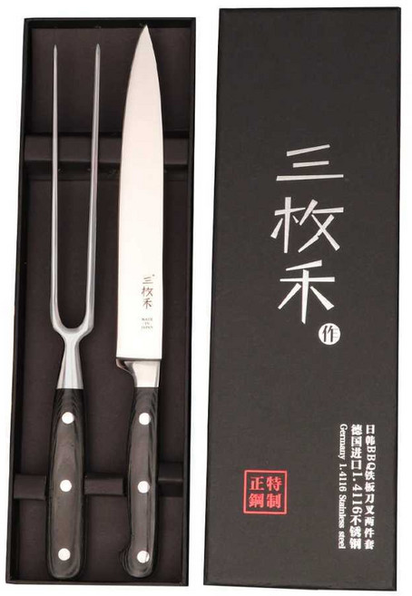 철판구이전용 포크 나이프 스테이크 바베큐 토마호크 요리 구이칼 양고기, 상세페이지 참고, 1개