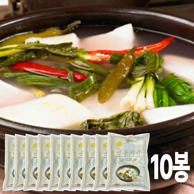 [동치미 명인 정주호] 열우물 연 동치미 100% 국내산 이정닭갈비, 500g, 10개