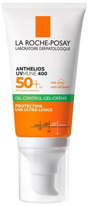 La Roche Posay 프랑스 정품 라로슈포제 안뗄리오스 SPF50+ 오일컨트롤 젤 크림 50ml 유향, 1개
