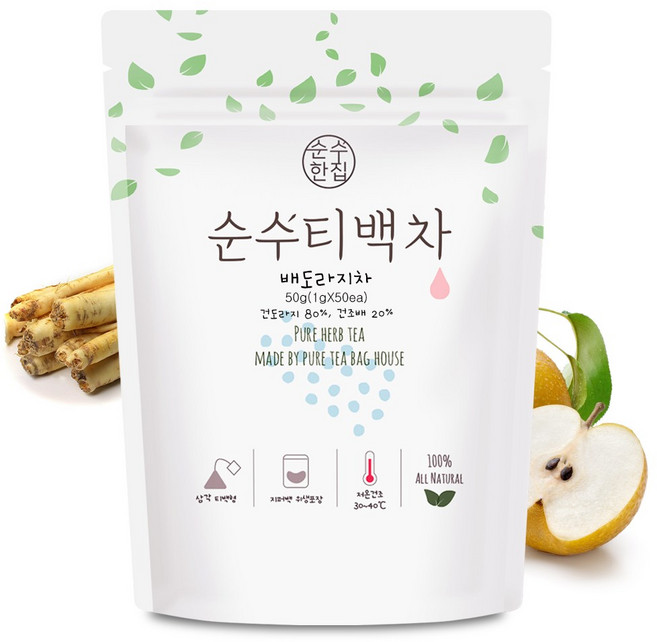 순수한집 배도라지차, 1g, 50개입, 1개