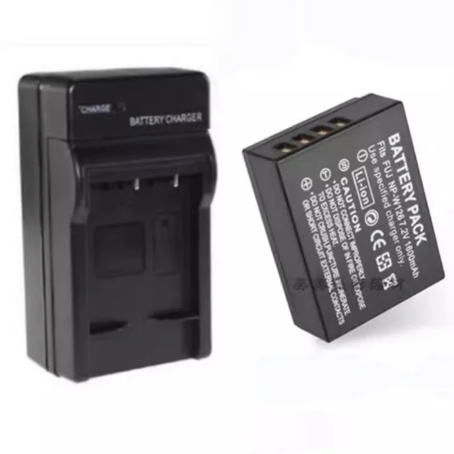 NP-W126 NP W126 배터리 7.2V 1600mAh 충전기 포함 후지필름 XT30II XM5 XT20 XE4 X100V XS10 X100VI XT30, 01 1 Pcs  with Charger, 01 China Mainland