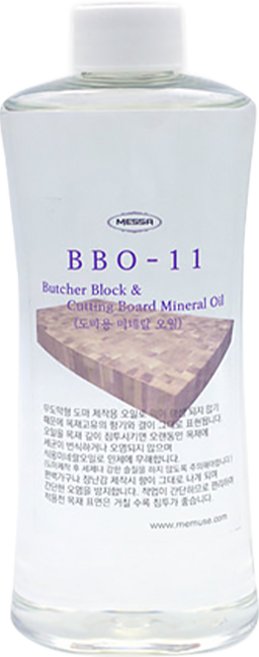메사 도마용 미네랄 오일~ (BBO-11) 식품용 목재, 1개