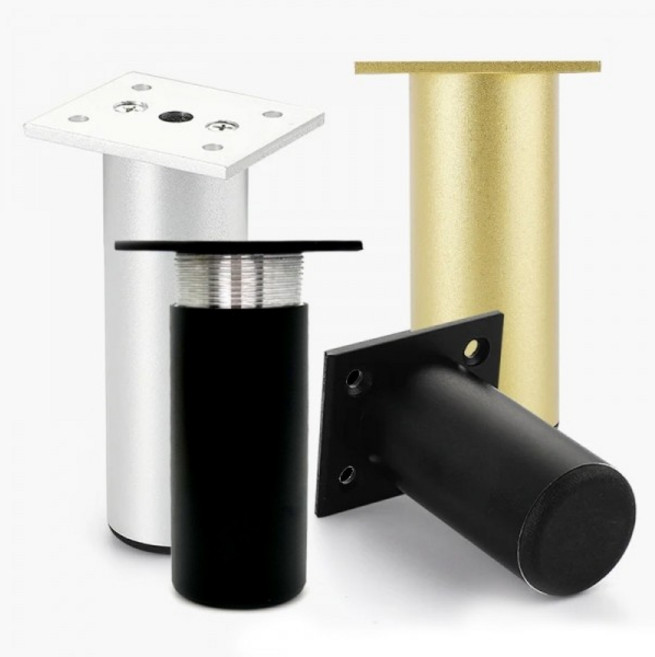 아이베란다 소파발 소파다리 받침 침대 가구 다리 발통 6cm, 골드, 1개, 03.알루미늄 소파다리 OE 골드 150mm