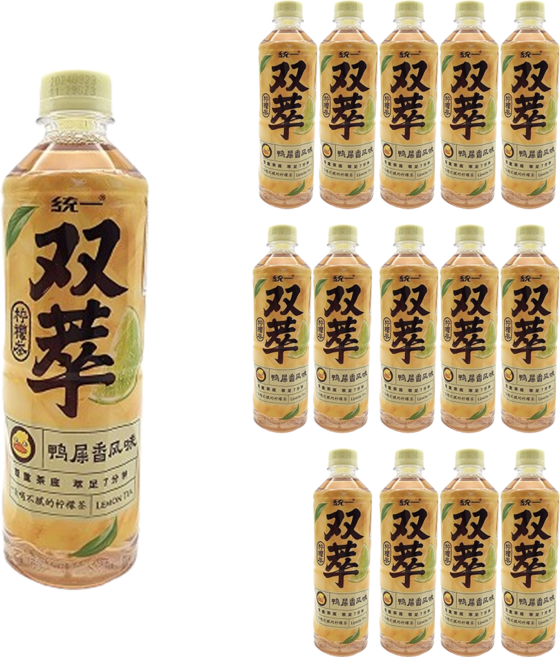 범푸드24 통일 솽춰이 레몬차 중국음료 15개, 1박스, 500ml