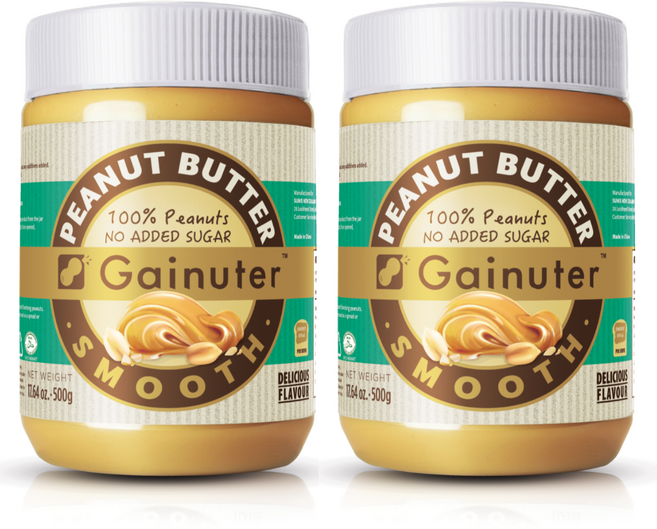제이넛터 무가당 100% 땅콩버터 스무스, 2개, 500g