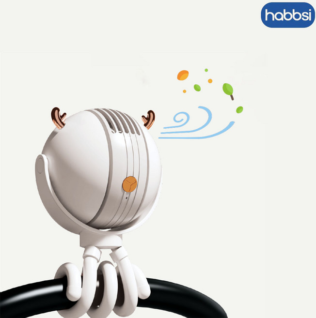 햅시 유모차 선풍기 날개없는 아기 손풍기