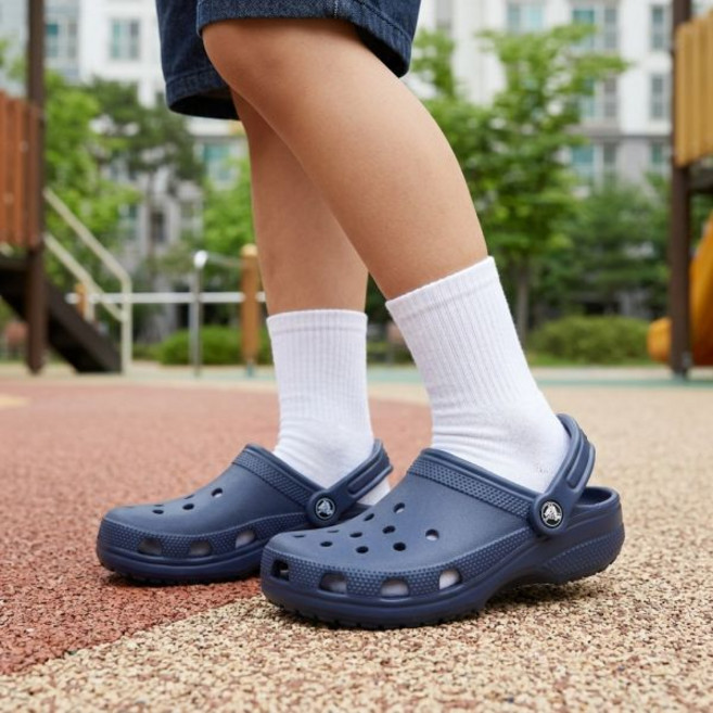 CROCS KIDS 아동 어린이 초등 스니커즈 일상화 운동화 크록스 클래식 클로그 네이비 여름 샌들 1833
