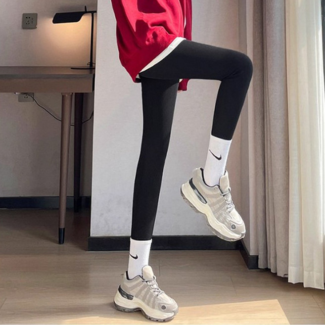 salimm 날씬해보이는 여성 고탄력 하이웨스트 골지 레깅스