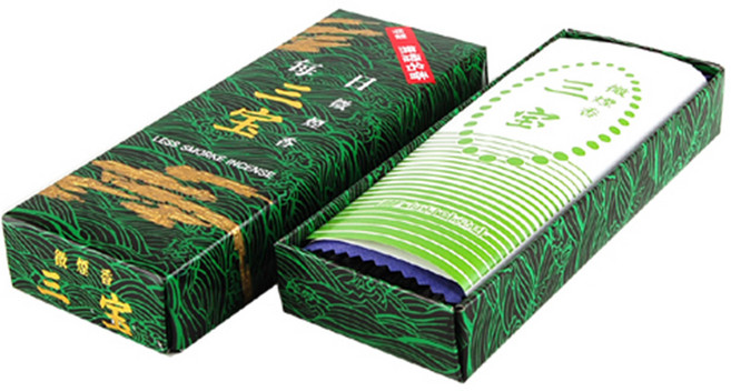 국산향 삼보 향 - 무연향 인센스스틱, 단(짧은향)