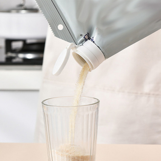 비닐봉지 밀폐 후드캡 폴리백 밀폐캡 뚜껑 마개 밀봉 클립, 1개