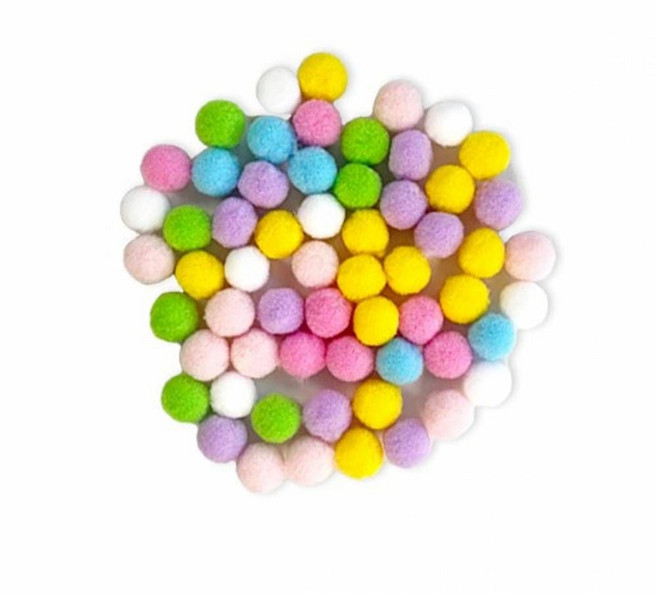 TBZ (TD) (꾸미기 재료) 하비 폼폼이 모루 15mm hii+39450RG, 본상품선택, 본상품선택, 믹스계열