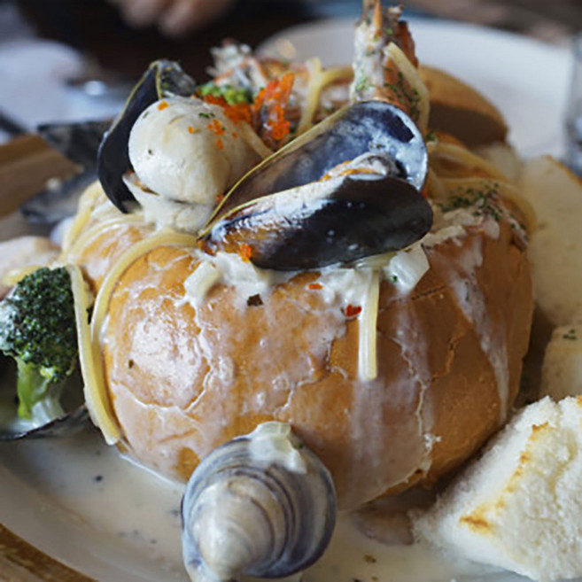 삼립 냉동 빠네빵 (200g 3개입) x 5봉 바게트롤 스파게티 빠네파스타용 하드롤, 300g