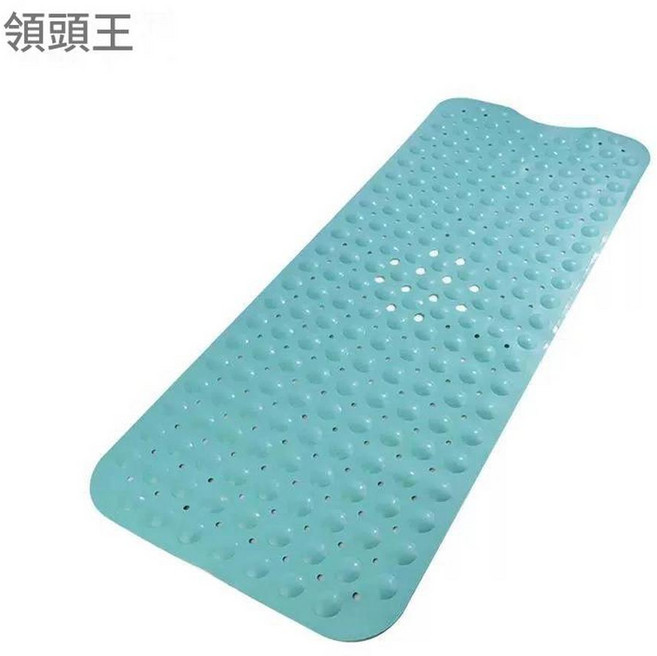 浴室防滑墊 浴缸止滑墊 40*100cm 疏孔瀝水, 馬爾斯綠色 實色