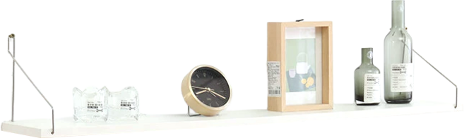 圓欄大款 白色 壁掛層架 廚房浴室收納架 贈無痕貼, 簡約款白色-加大款