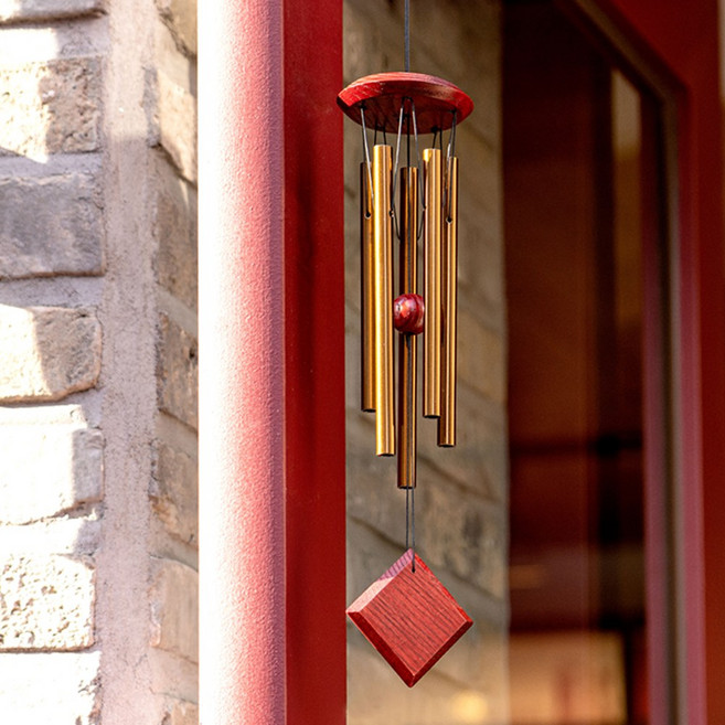 USA 우드스탁 윈드차임벨 풍경종 문종 현관 종 풍경소리, 앙코르 마스 (브론즈)