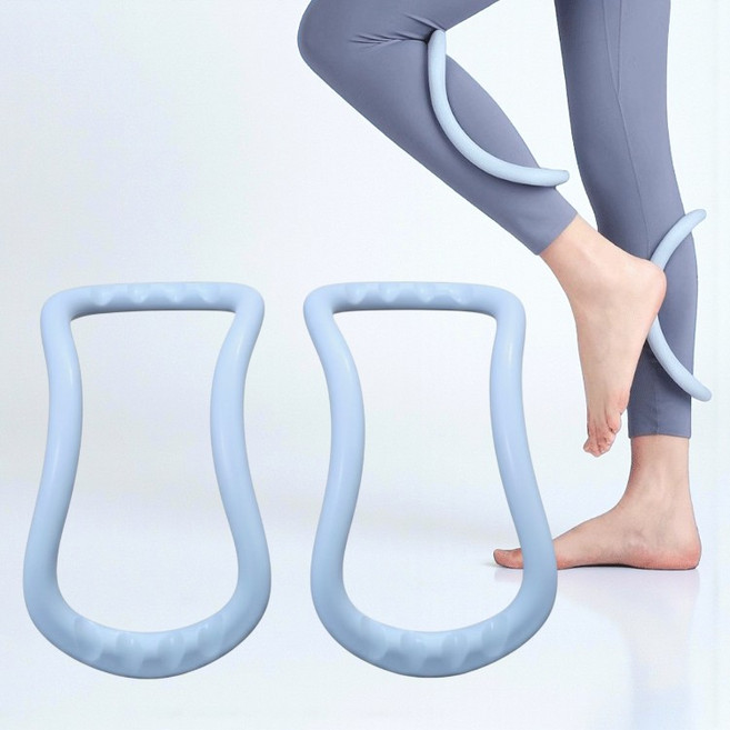 하루잡화 종아리 알빼는 필라테스 요가링, 2개, 블루