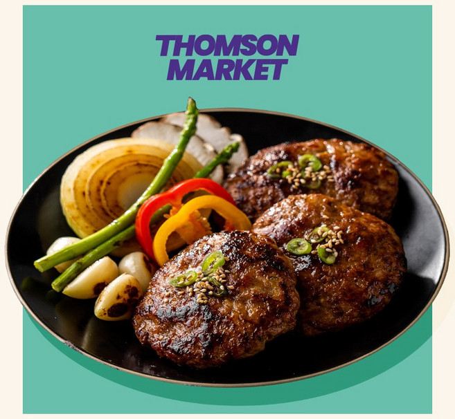 [톰슨마켓] 수제떡갈비 돼지고기떡갈비 햄버거패티, 1개, 600g