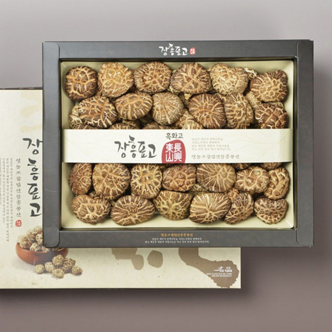 (The Farm) 장흥표고 버섯 선물세트 / 추석 / 설 / 명절 / 선물세트, 장흥표고 흑화고 버섯 선물세트 400g, 1개