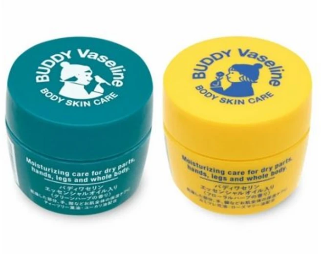 버디 바세린 바디 스킨 케어 폴카 일본제, 그린허브(GR), 1개, 45g - 쿠팡