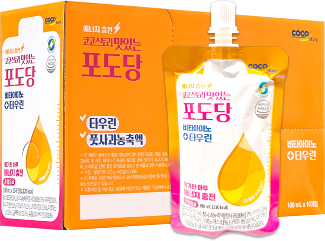 COCOSTORY 맛있는 포도당, 100ml, 10개