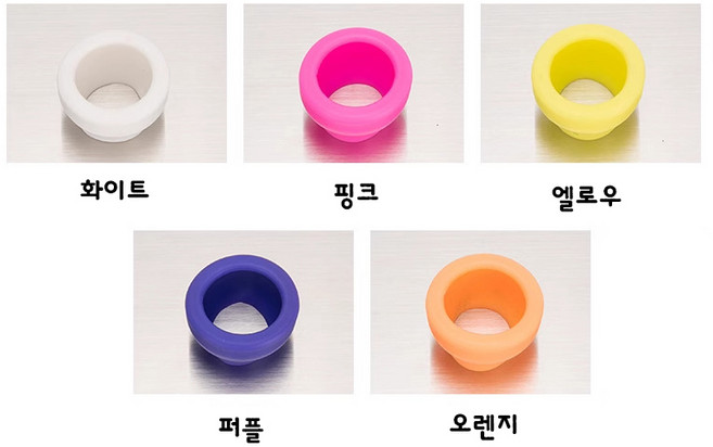 배드민턴 그립 뒷뽕 파워캡 뽕그립, 무광-오렌지, 1개
