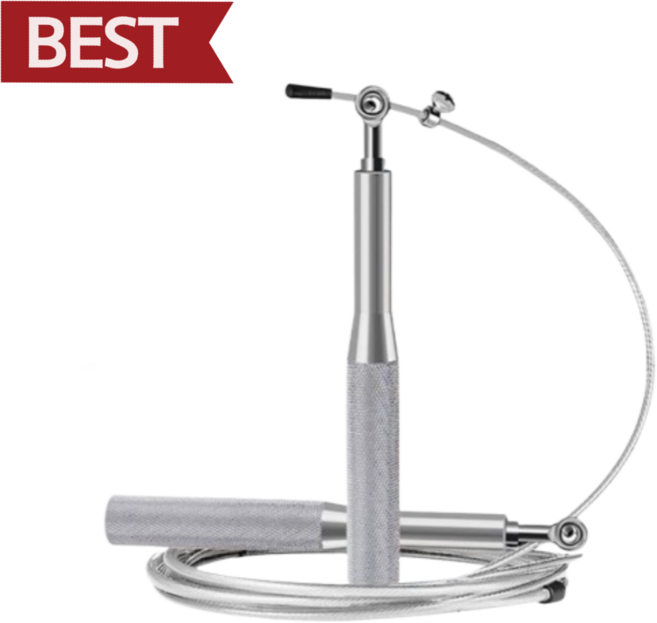 어센드원 안꼬이는 와이어 줄넘기 초고속 고급형, 1개, 샤이니실버