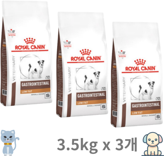 [로얄캐닌] 독 가스트로인테스티널 로우팻 스몰독 1.5kg, 10.5kg, 2개, GASTROINTESTINAL