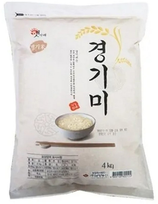 햇사래 25년산 경기미 4kg, 1개