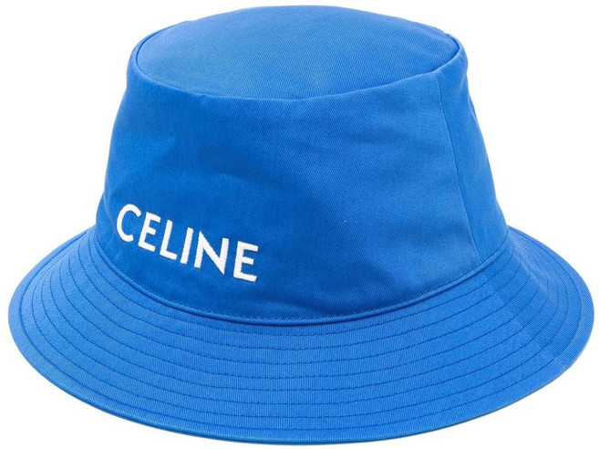 셀린느 로고 자수 버킷 햇