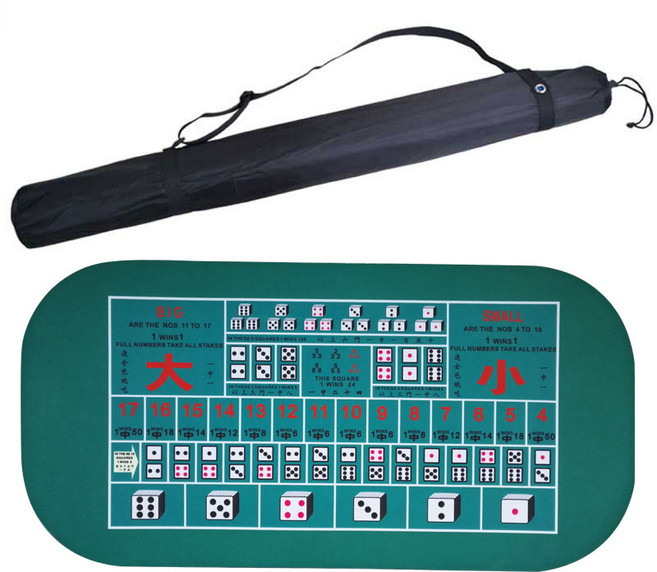 애드천사 텍사스 홀덤테이블보 게임매트 포커테이블보 포커매트 홀덤 레이아웃 게임 매트 다이사이, 고급 다이사이 게임매트, 1개