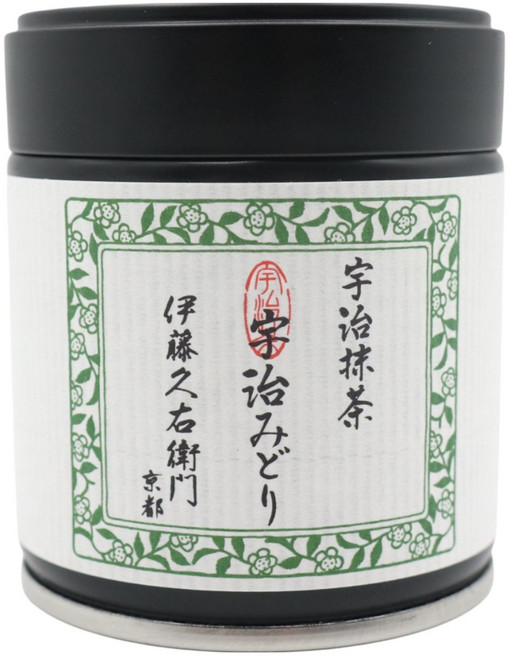 Itohkyuemon 京都宇治抹茶 宇治綠 罐裝, 1個, 20g