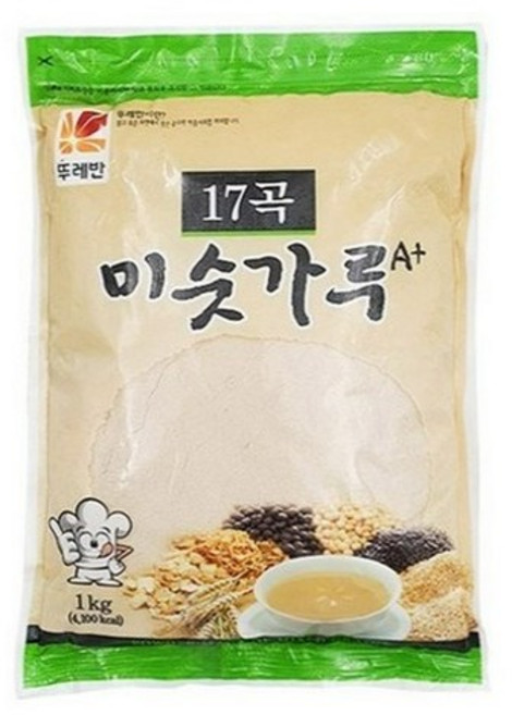 뚜레반 17곡 미숫가루, 1kg, 4개