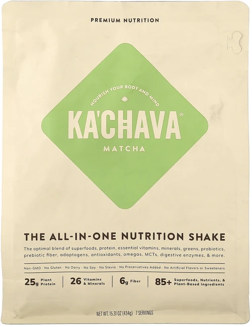새해 첫좋은선물 KaChava 영양이 풍부한 올인원 셰이크 말차 434g(15.31oz) 제대로 할인합니다, KaChava영양이풍부한올인원셰이크말차434g1531o, 434g - 쿠팡
