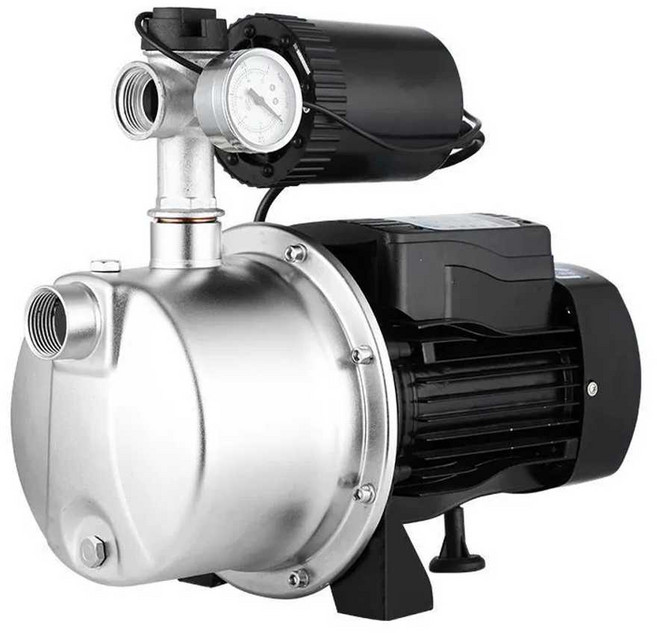 자동 수압펌프 양수순환 가압 배수 모터 펌프, 1개, 450W 스테인리스 자동형