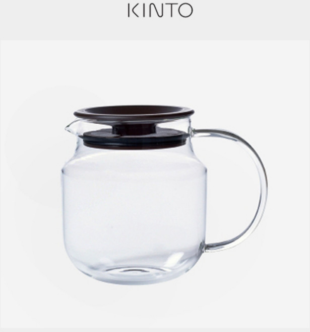 킨토 원터치 티팟 플라스틱 620ml 브라운 (8685), 1개