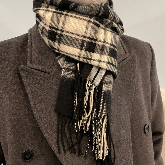 빅애플샵 남성 체크 목도리 여자 겨울 목도리 남녀공용 타탄 체크 머플러 학생 커플 겨울 패션 tartan check