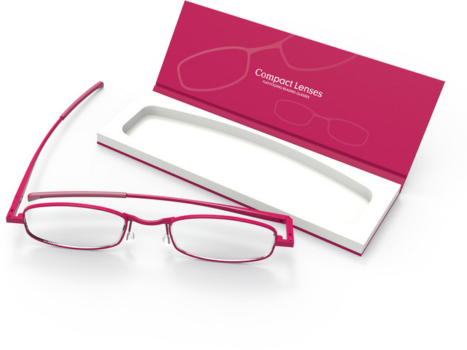 이프디자인 컴팩트 돋보기 - 베리(핫핑크), 1개